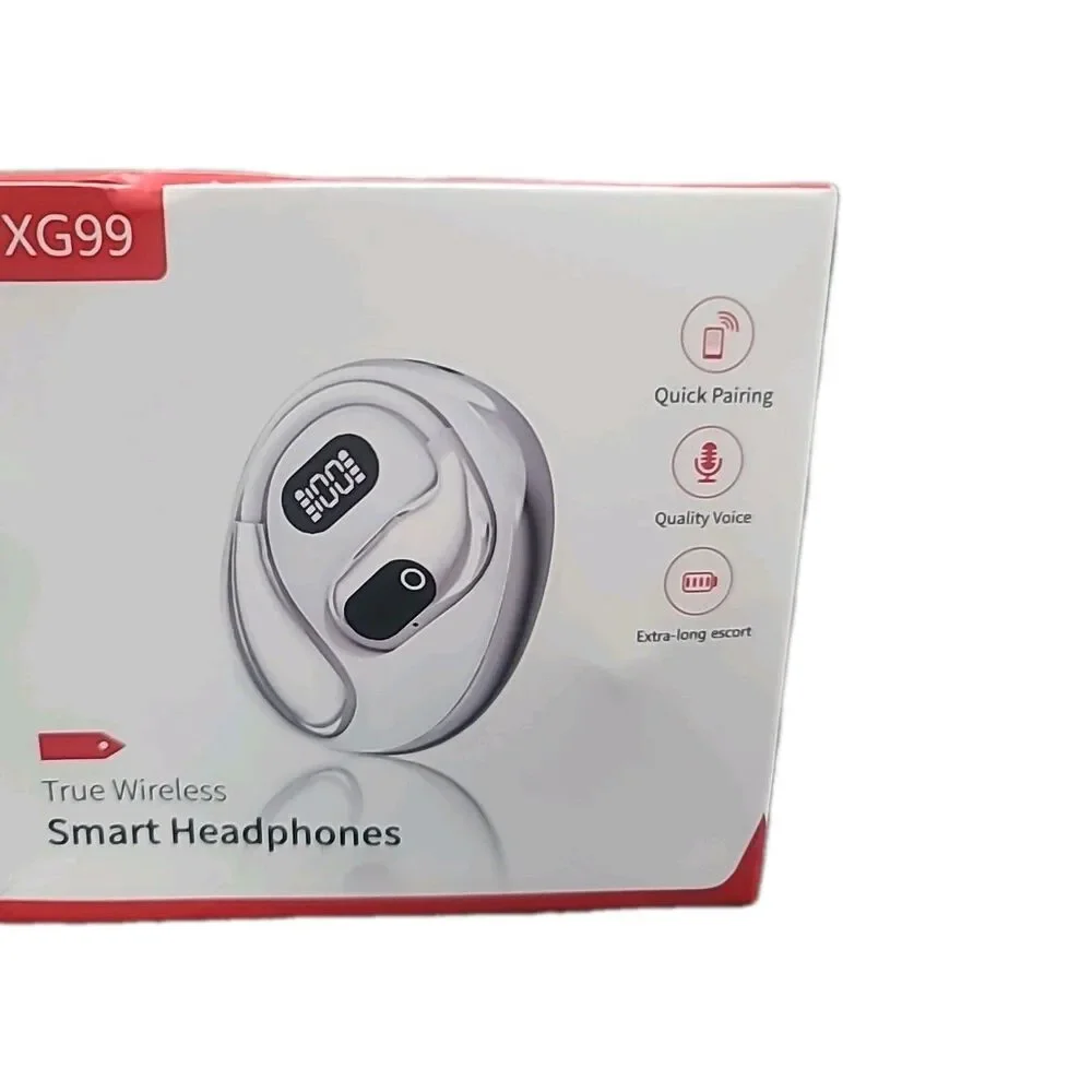 Xg99 Wireless Bluetooth On Ear Earbuds, Waterproof & Noise Cancelling Call